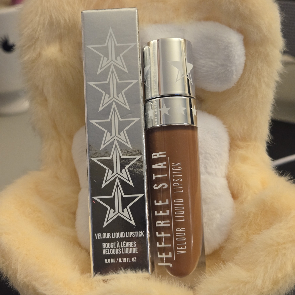 Jeffree Star Velour Liquid Lipstick — Warm Brown" FINALLY "